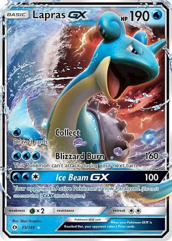Lapras GX - 35/149 (Sun & Moon Base Set)