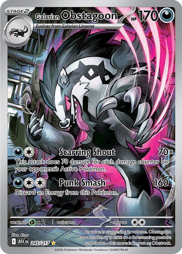 Galarian Obstagoon - 245/217 (Ascended Heroes)