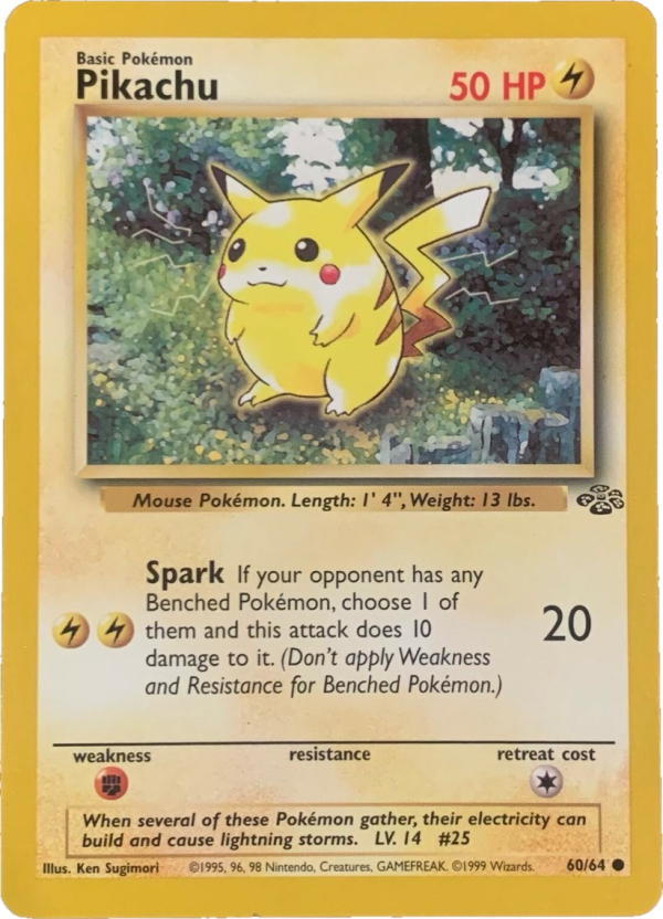 Pikachu (Unlimited) - 60/64 (Jungle)