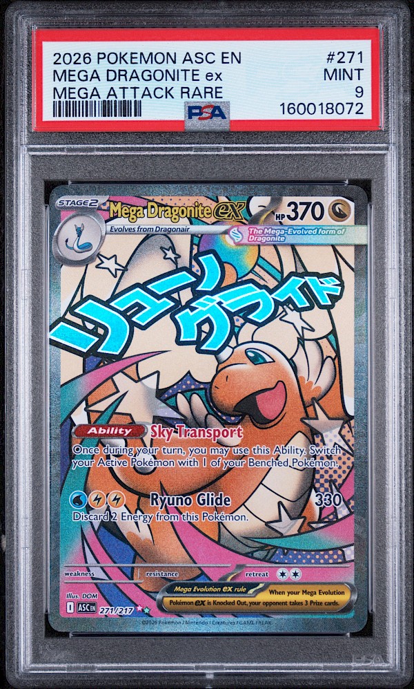 Mega Dragonite EX (PSA 9) - 271/217 (Ascended Heroes)