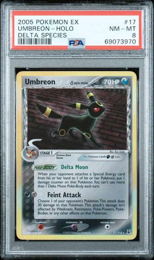 Umbreon HOLO (PSA 8) - 17/113 (Delta Species)