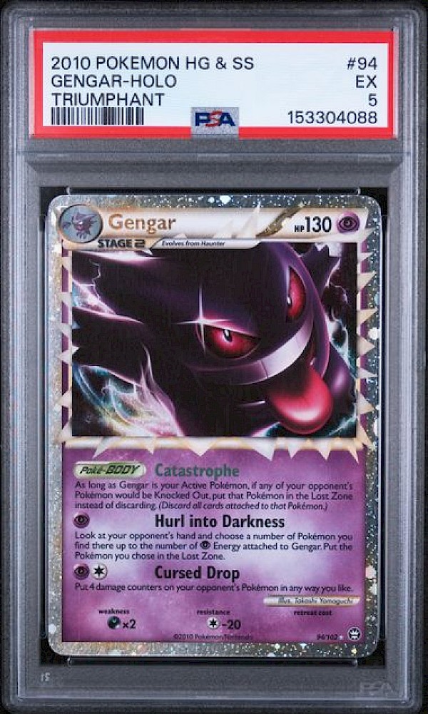 GENGAR - HOLO (PSA 5) - 94/102 (TRIUMPHANT)