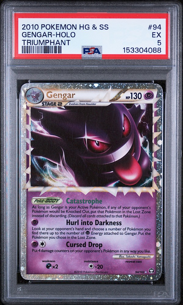 Gengar (PSA 5) - 94/102 (Triumphant)