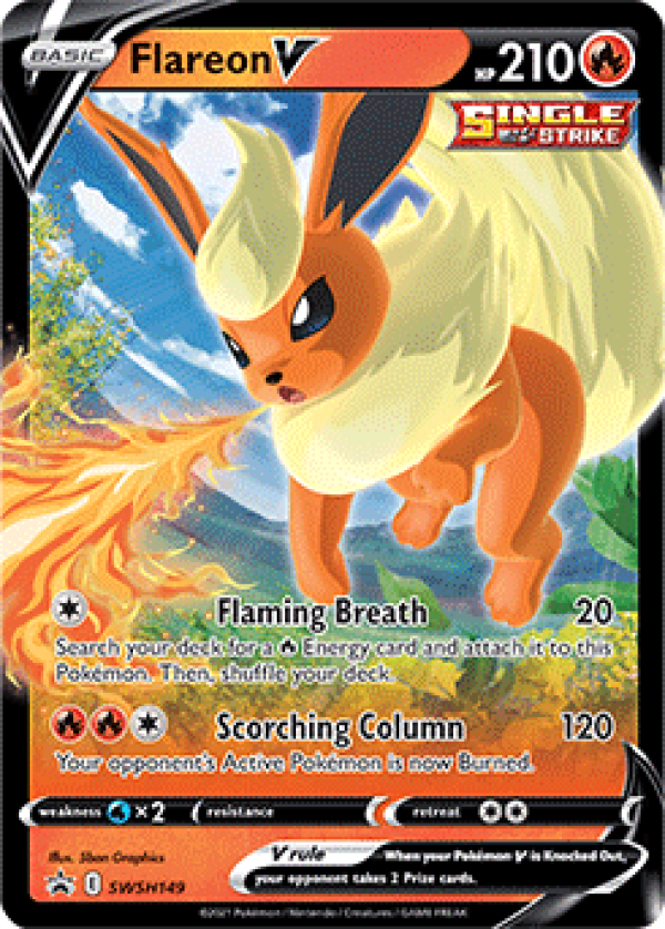 Flareon V - SWSH149 (Sword & Shield Promo)