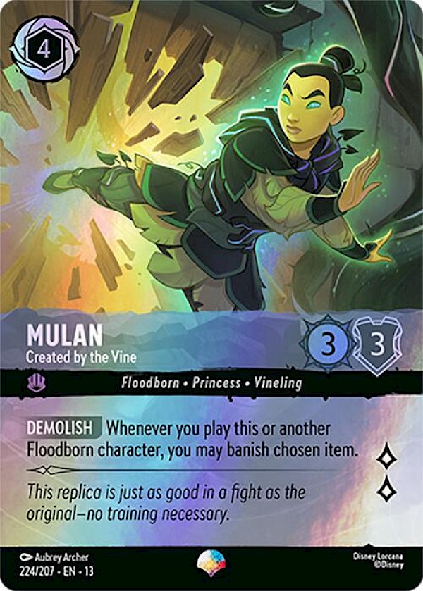 Mulan - Created by the Vine (224/207 EN 13) - Attack of the Vine!