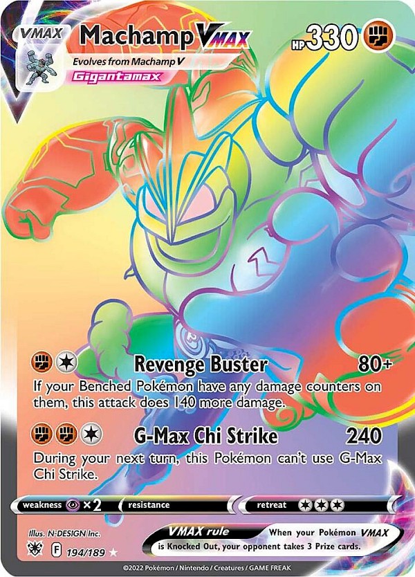 Machamp VMAX (Secret) - 194/189 (Astral Radiance)