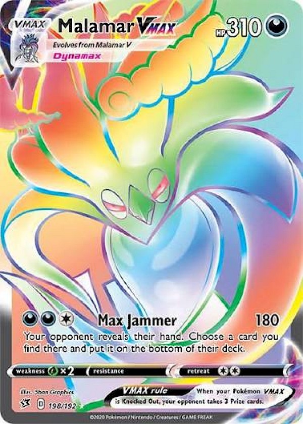 Malamar VMAX (Secret) - 198/192 (Rebel Clash)