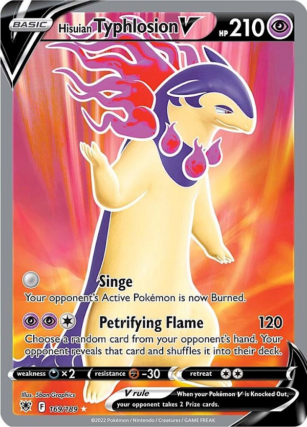 Hisuian Typhlosion V (Full Art) - 169/189 (Astral Radiance)