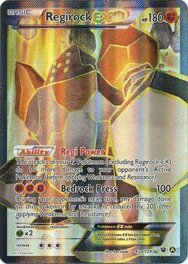Regirock EX - 43a/124 (Alternate Art Promos)