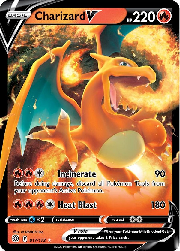 Charizard V - 017/172 (Brilliant Stars)