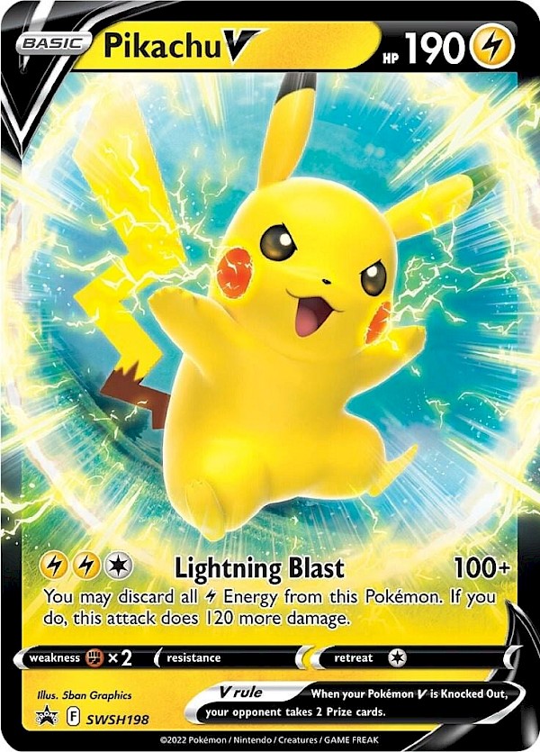 Pikachu V - SWSH198 (Sword & Shield Promo)