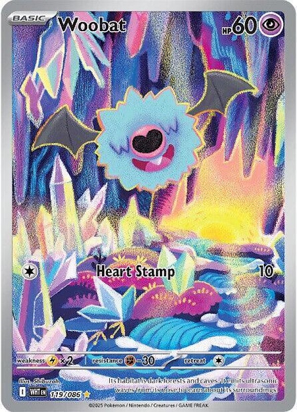 Woobat - 119/086 (White Flare)