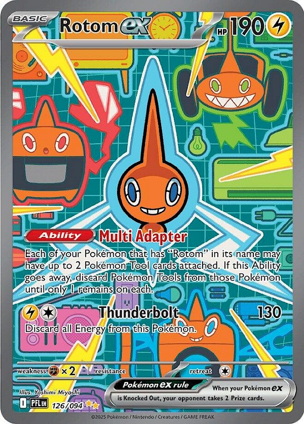 Rotom EX - 126/094 (Phantasmal Flames)