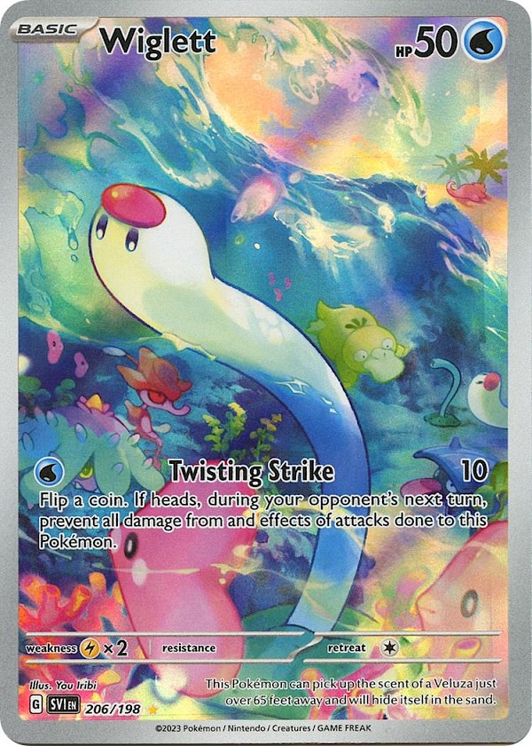 Wiglett - 206/198 (Scarlet & Violet Base Set)