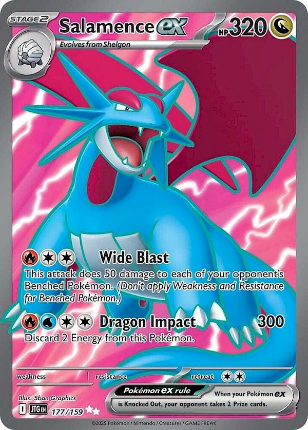 Salamence EX - 177/159 (Journey Together)