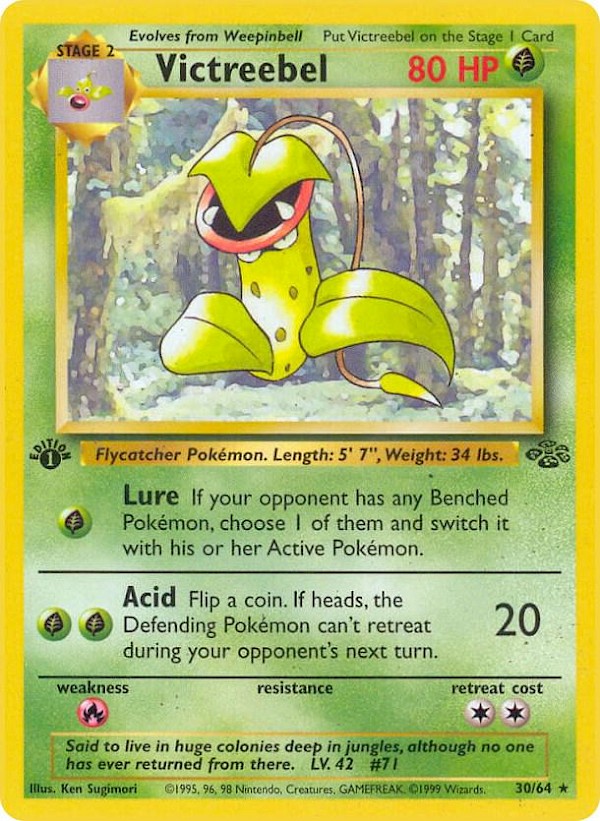 Victreebel (First Edition) - 30/64 Jungle