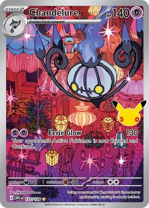 Chandelure - 137/128 (30th Celebration)