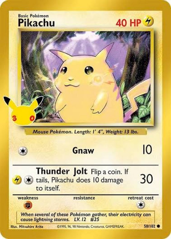 Pikachu - 58/102 (30th Celebration: Classic Collection)