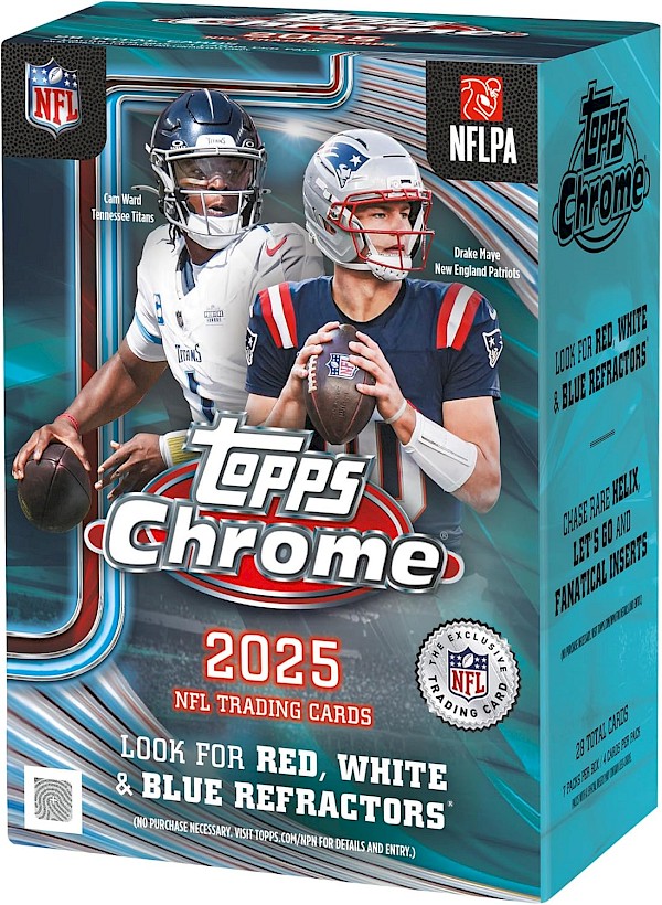 Topps Chrome: NFL 2025 Blaster