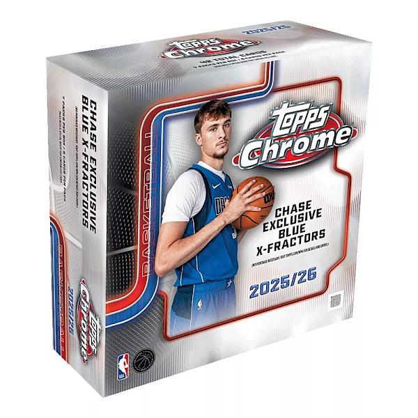 Topps Chrome: 2025-26 Basketball Mega Box