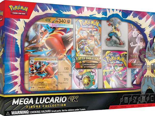 Pokemon: Mega Lucario EX Figurine Collection