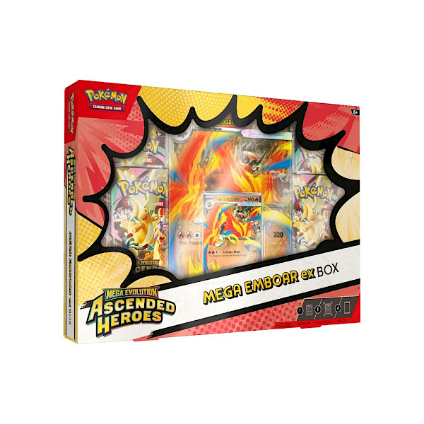Pok&eacute;mon: Ascended Heroes Mega Emboar Ex Box