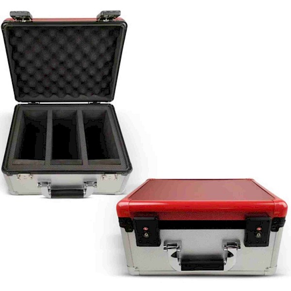 Evoretro X: Graded Card Case - 3 Rows (Red)