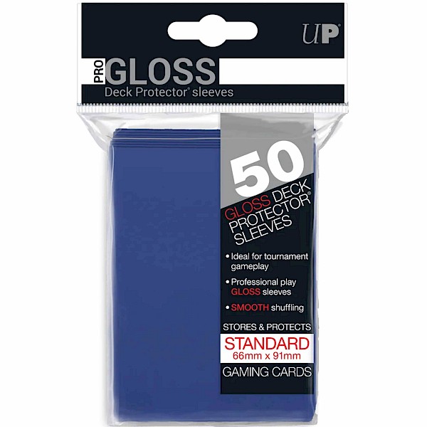 UltraPro: 50ct Standard Deck Protector Sleeves (Blue)