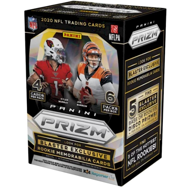 2020 Panini Prizm Football 6 Pack Blaster Box - Disco Prizms