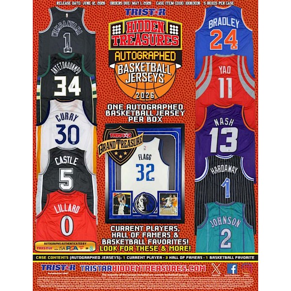 Tristar: 2026 Autographed Basketball Jersey