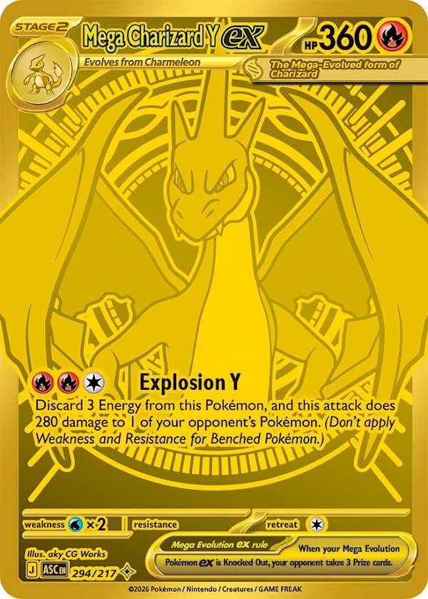 Mega Charizard Y EX - 294/217 (Ascended Heroes)