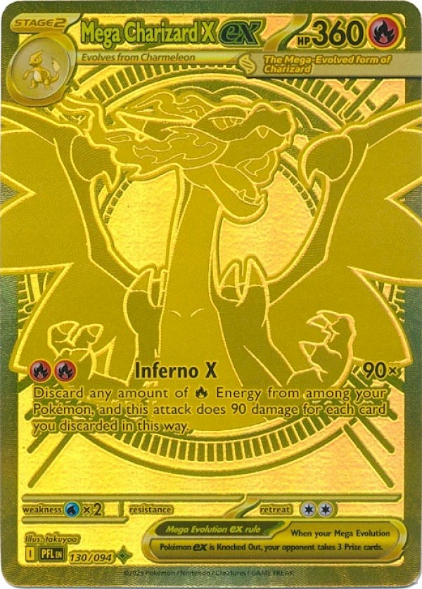 Mega Charizard X EX - 130/094 (Phantasmal Flames)
