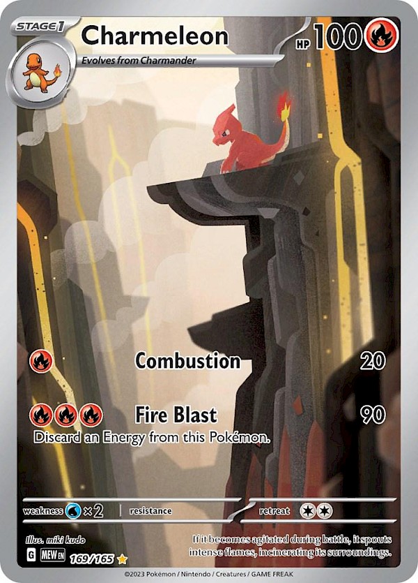 Charmeleon - 169/165 (Pok&eacute;mon 151)