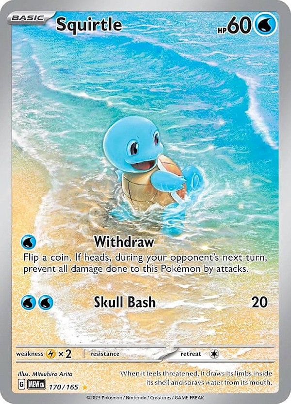 Squirtle - 170/165 (Pok&eacute;mon 151)