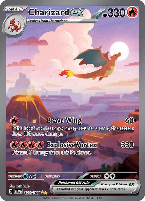 Charizard EX - 199/165 (Pok&eacute;mon 151)