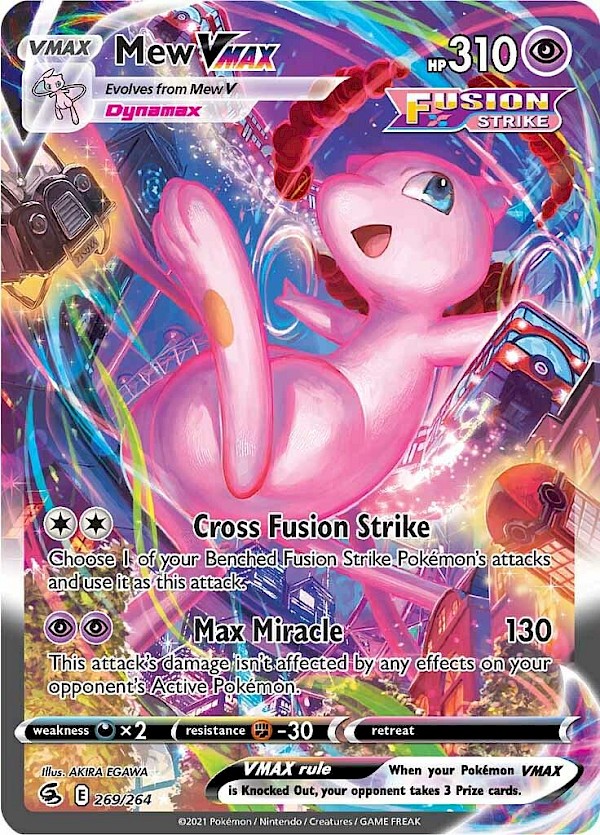 Mew VMAX (Alternate Art) - 269/264 (Fusion Strike)
