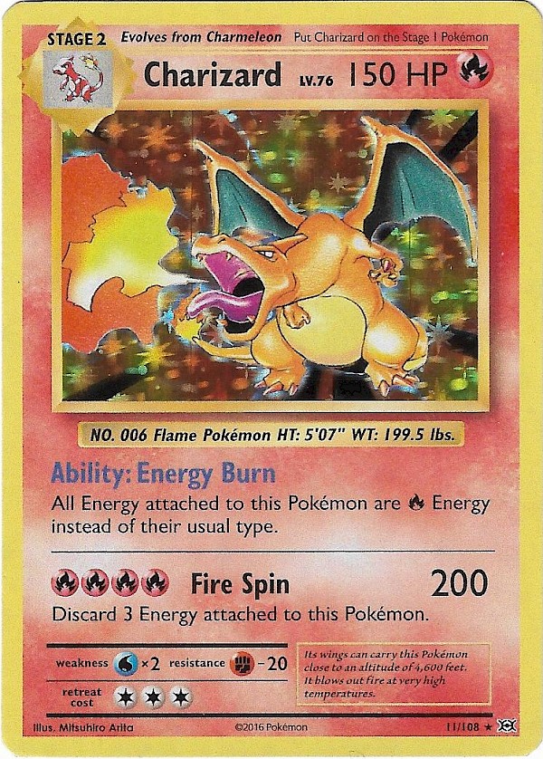 Charizard (Reverse Holofoil) - 11/108 (Evolutions)