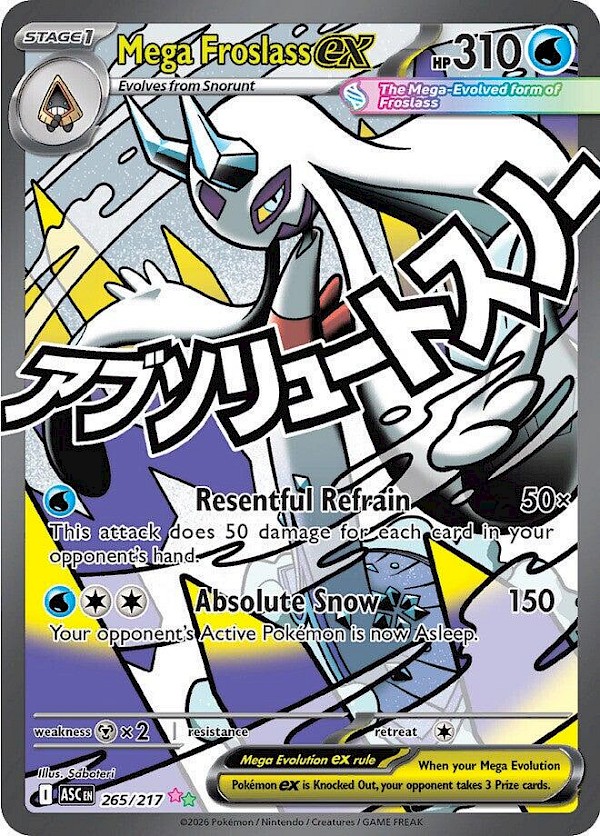 Mega Froslass EX - 265/217 (Ascended Heroes)