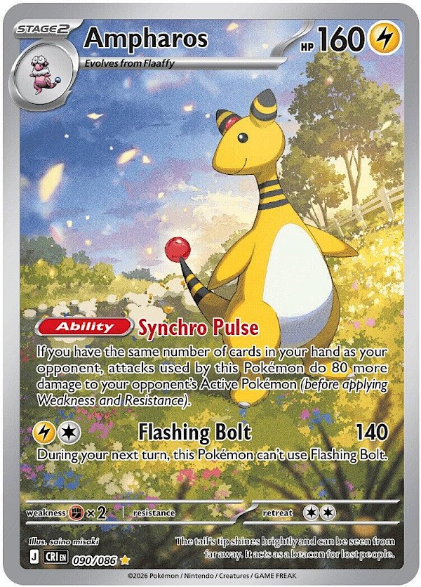 Ampharos - 090/086 (Chaos Rising)
