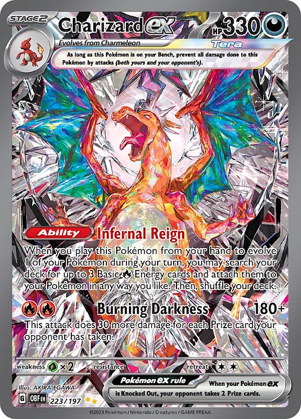 Charizard EX - 223/197 (Obsidian Flames)