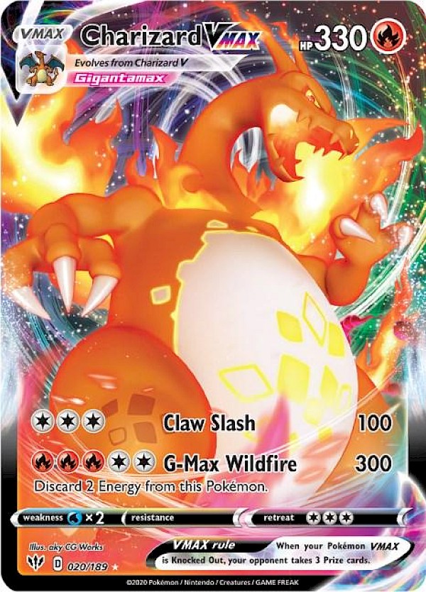 Charizard VMAX - 020/189 (Darkness Ablaze)