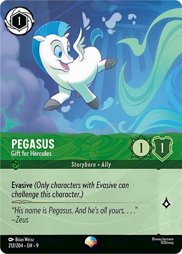 Pegasus - Gift for Hercules (210/204 EN 9) - Fabled