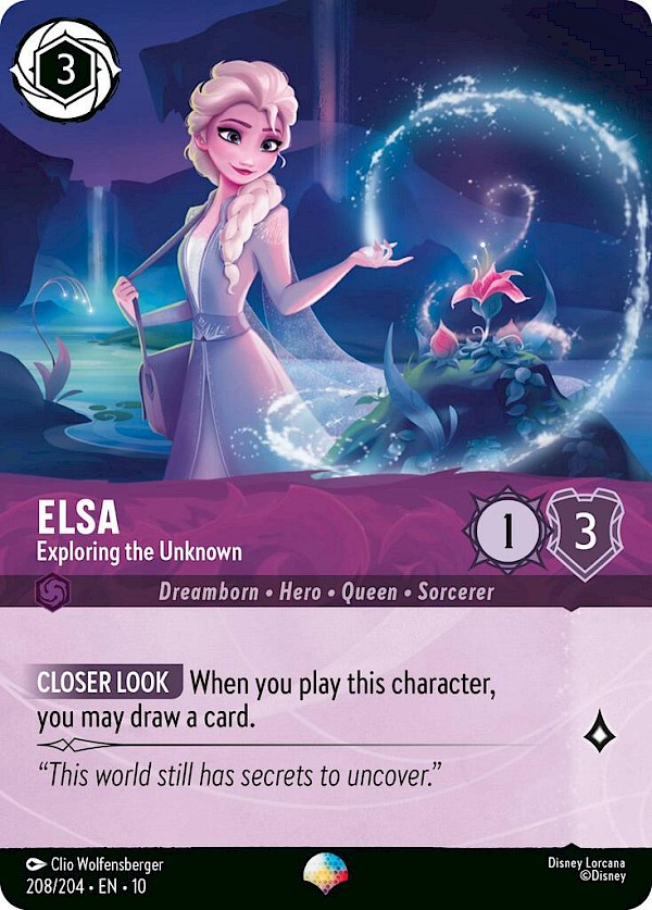 Elsa - Exploring the Unknown (208/204 EN 10) - Whispers in the Well