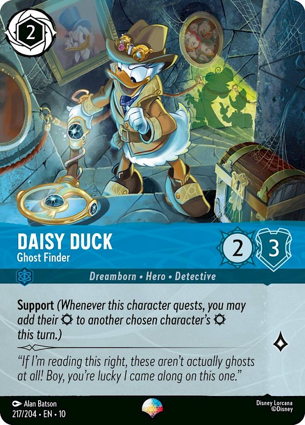 Daisy Duck - Ghost Finder (217/204 EN 10) - Whispers in the Well