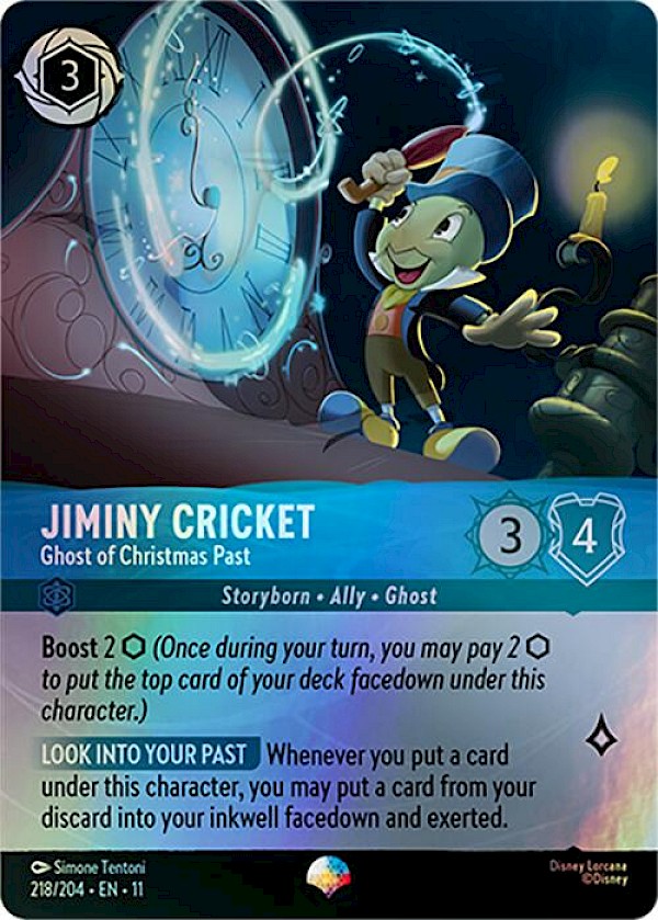 Jiminy Cricket - Ghost of Christmas Past (218/204 EN 11) - Winterspell