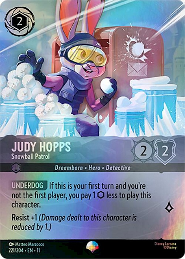 Judy Hopps - Snowball Patrol (221/204 EN 11) - Winterspell
