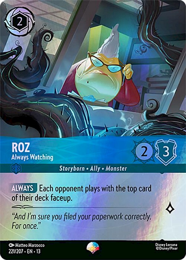 Roz - Always Watching (221/207 EN 13) - Attack of the Vine!