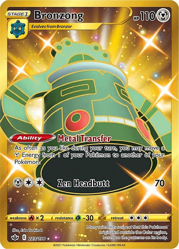 Bronzong (Secret) - 223/198 (Chilling Reign)