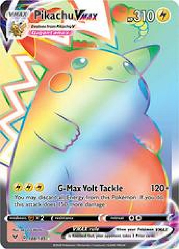 Pikachu VMAX (Secret) - 188/185 (Vivid Voltage)