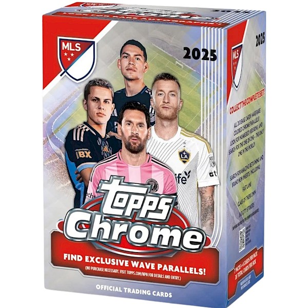 2025 Topps Chrome MLS Soccer Blaster Box